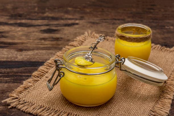 pure or desi ghee clarified melted butter he — home guide photo